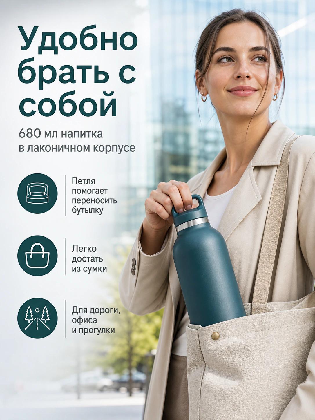Термобутылка «Маршрут 680»: готовый слайд 4 из 5